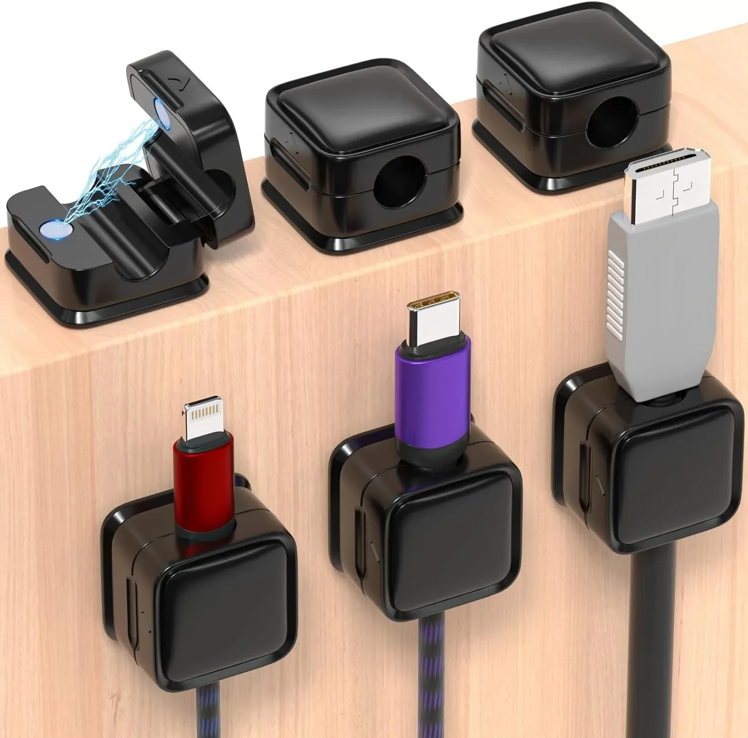 Cable Organizer Magnetic - Mini Cable Organizer Holder Magnetic Cable