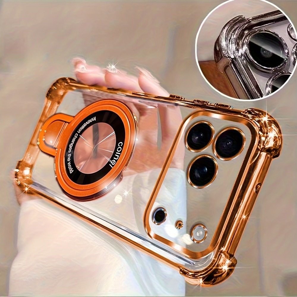 Phone Accessories Popsocket - Luxury Plating Phone Case for iPhone