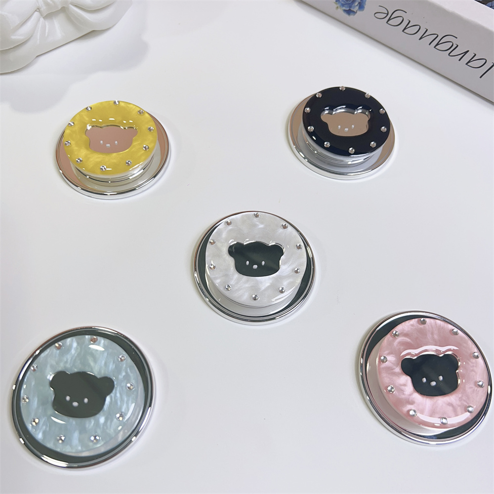 Phone Accessories Stand - Bear Mirror Magnetic Mobile Phone Stand