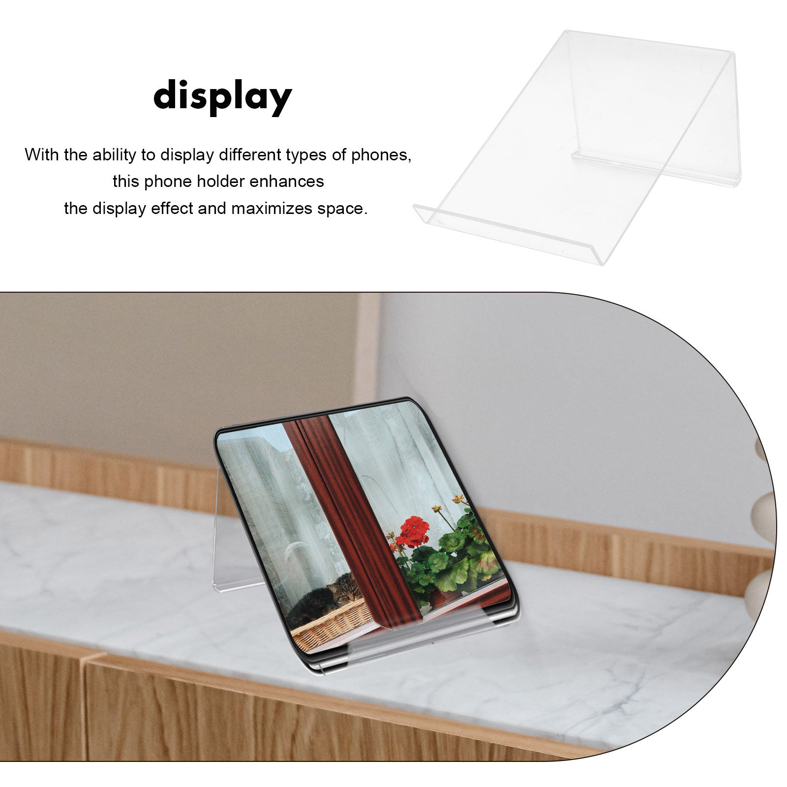 Acrylic Desk Phone Stand Deskt - Phone Accessories Officeworks recension och pris