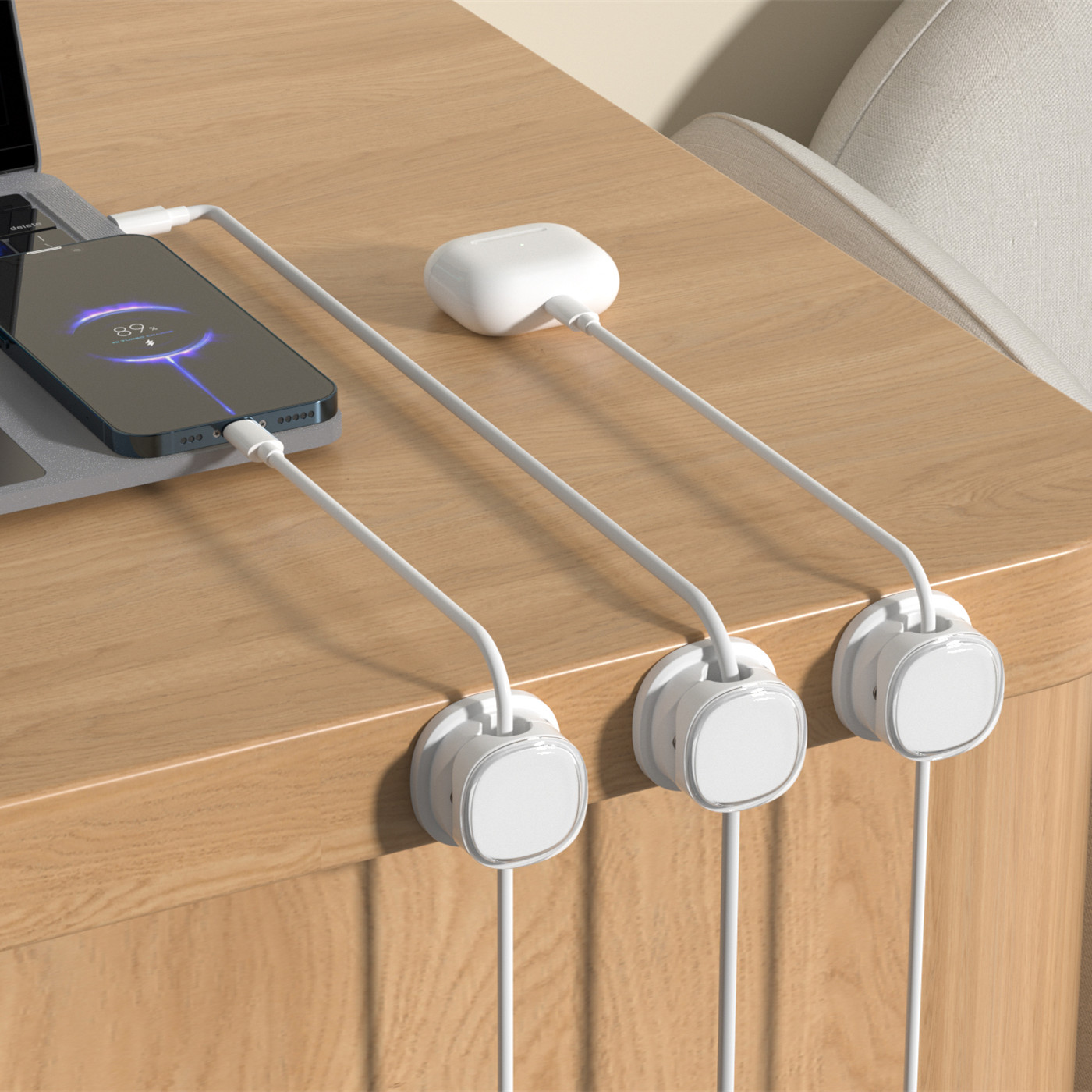 3/6/8/12PCS Magnetic Cable Cli - Cable Organizer Magnetic recension och pris