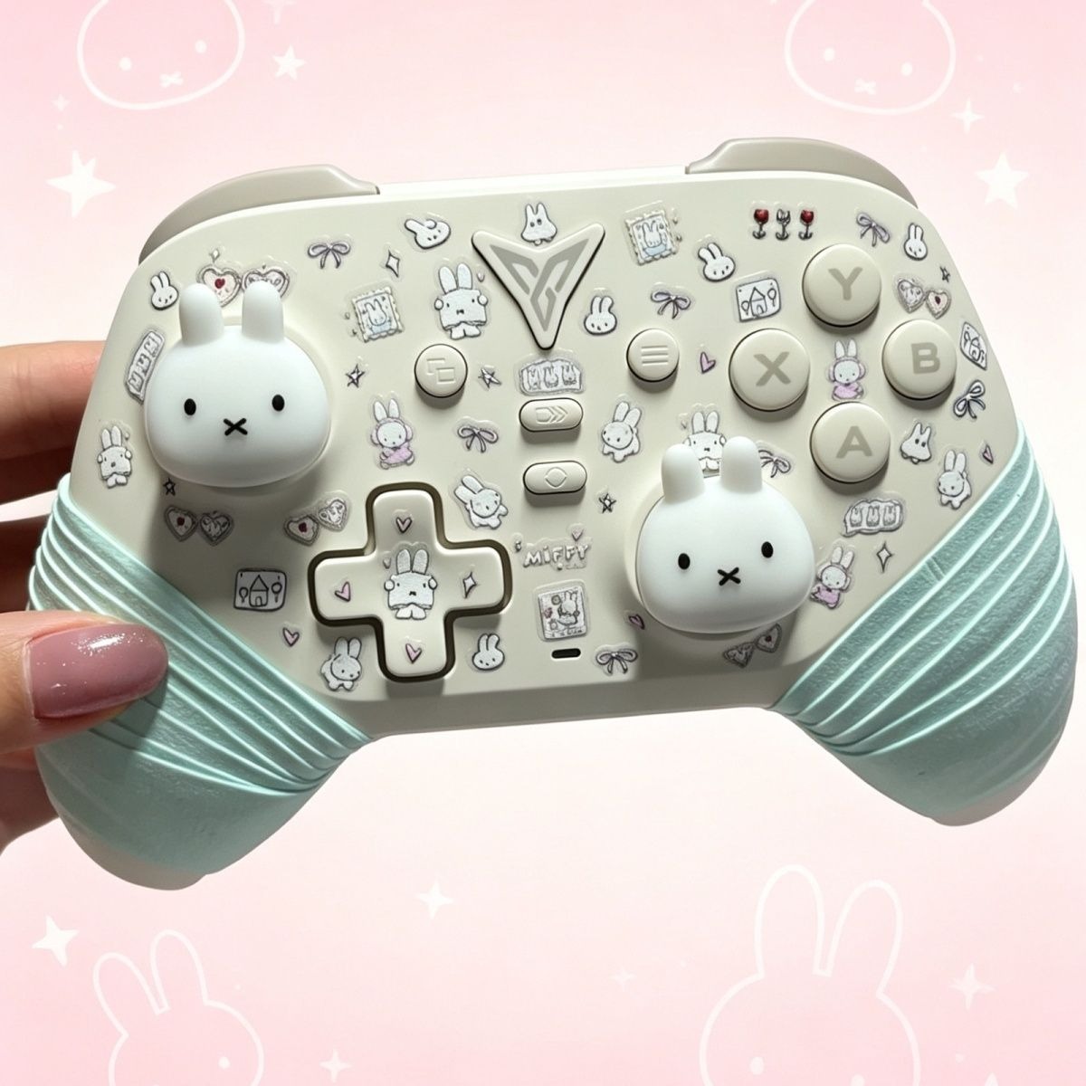 Cartoon Miffy Rabbit Cat Paw T - Gaming Controller Phone recension och pris
