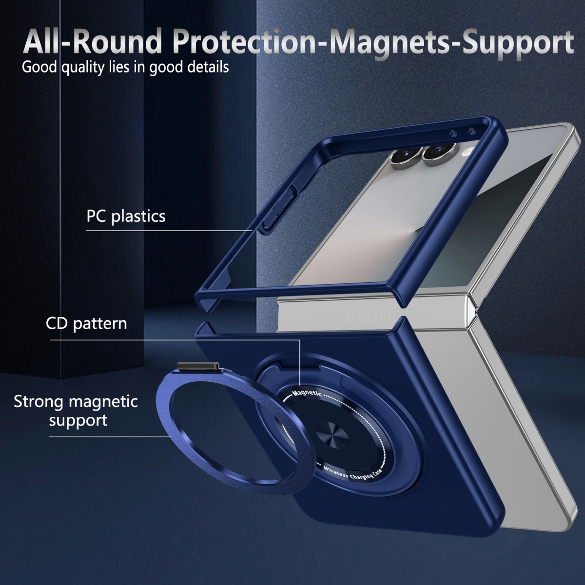Magnetic Metal Rotate Ring Hol - Phone Accessories Popsocket recension och pris