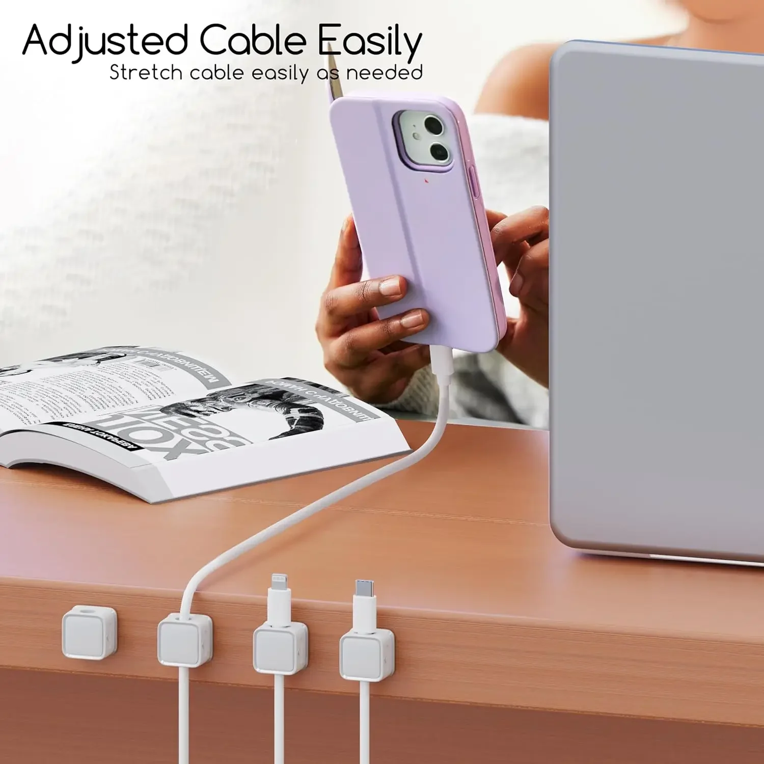 Mini Cable Organizer Holder Ma - Cable Organizer Magnetic recension och pris