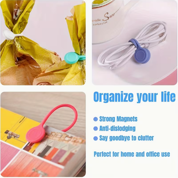 3pcs Magnetic charging cable o - Cable Organizer Magnetic recension och pris