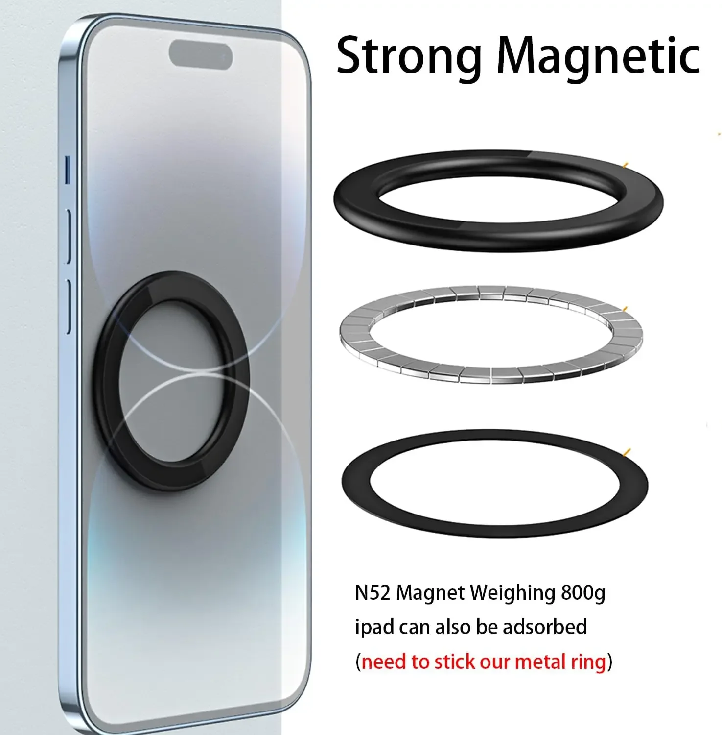 For MagSafe Magnetic Ring Hold - Phone Accessories Magnetic recension och pris