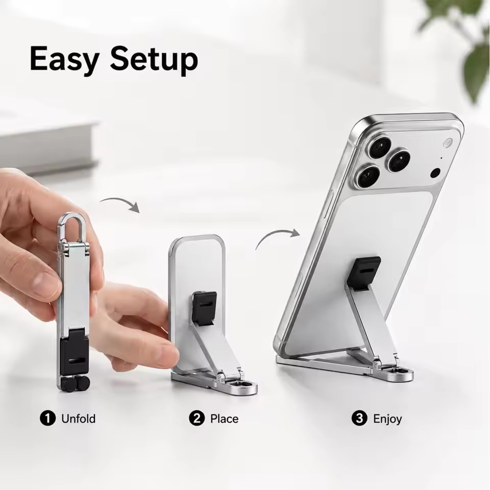 Mini Keychain Foldable Phone B - Phone Accessories Stand recension och pris