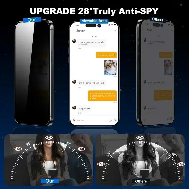 Privacy Peep Anti-Spy Tempered - Oppo A78 recension och pris