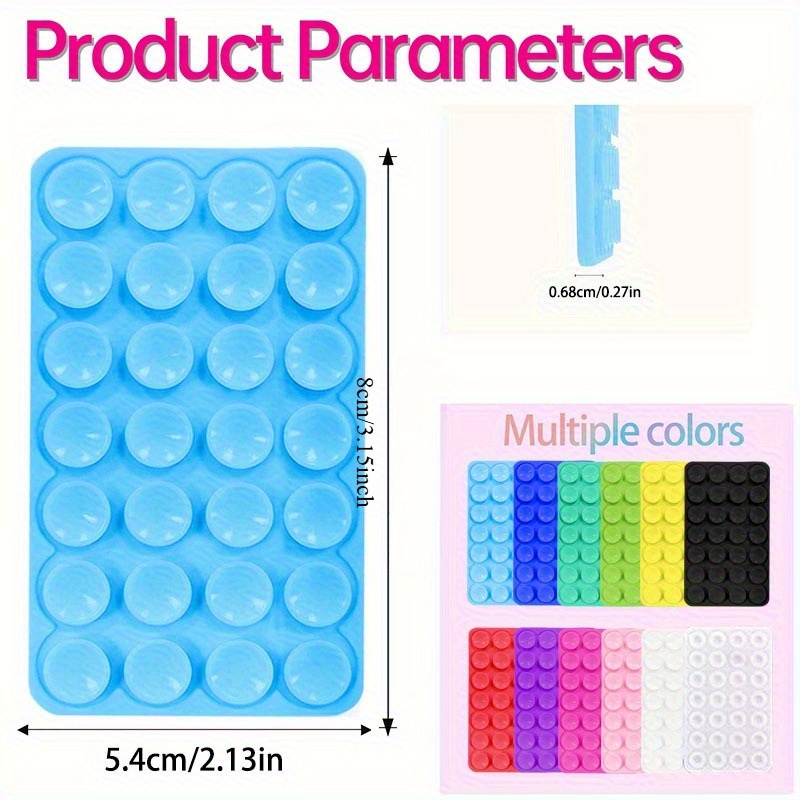 10Pcs Double-Sided Silicone Su - Phone Accessory recension och pris