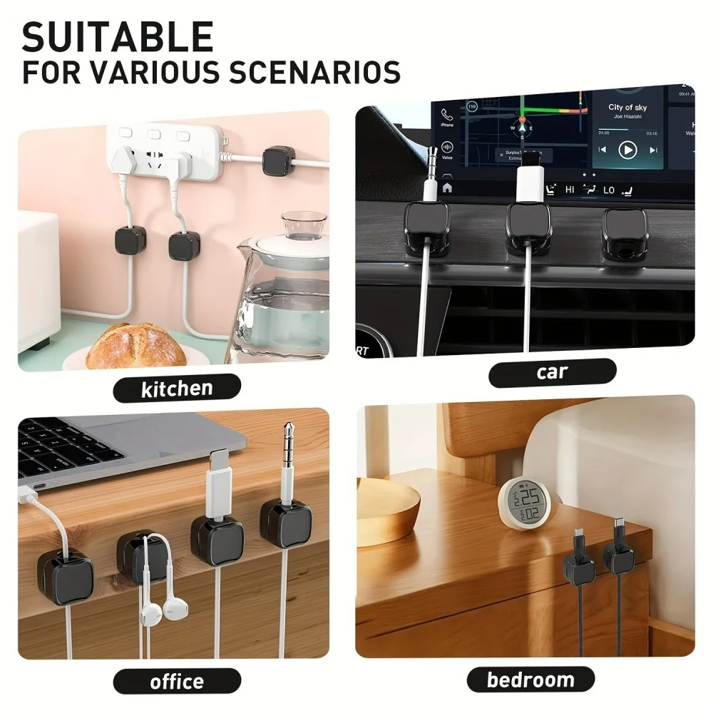 Magnetic Cable Clip Organizer  - Cable Organizer Magnetic recension och pris
