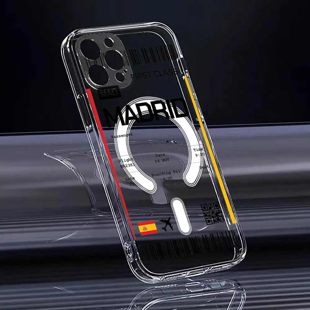 Travel Plane Ticket Spain Phon - Phone Accessories Magnetic recension och pris