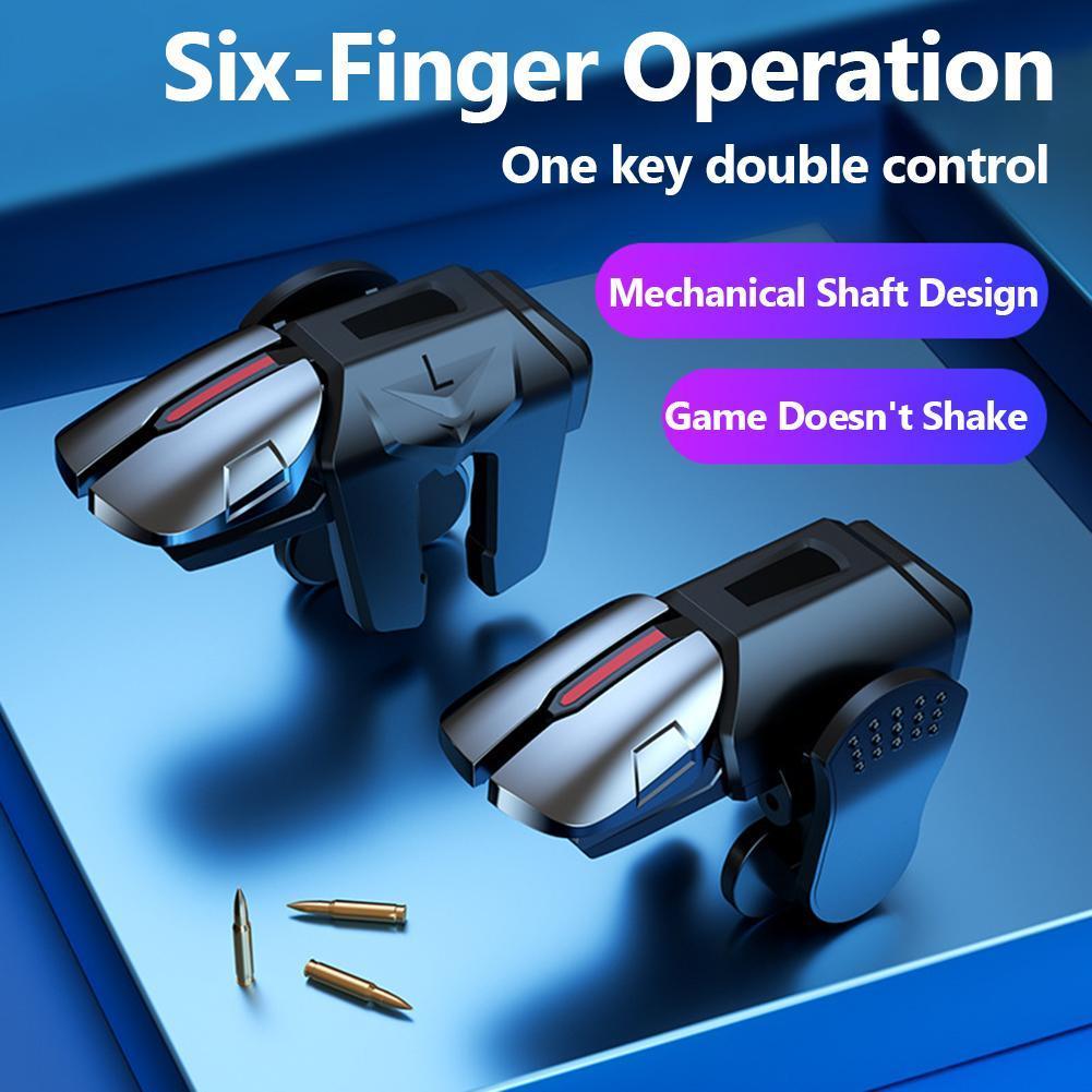 2pcs 6 Finger Gaming Trigger f - Gaming Controller Phone recension och pris