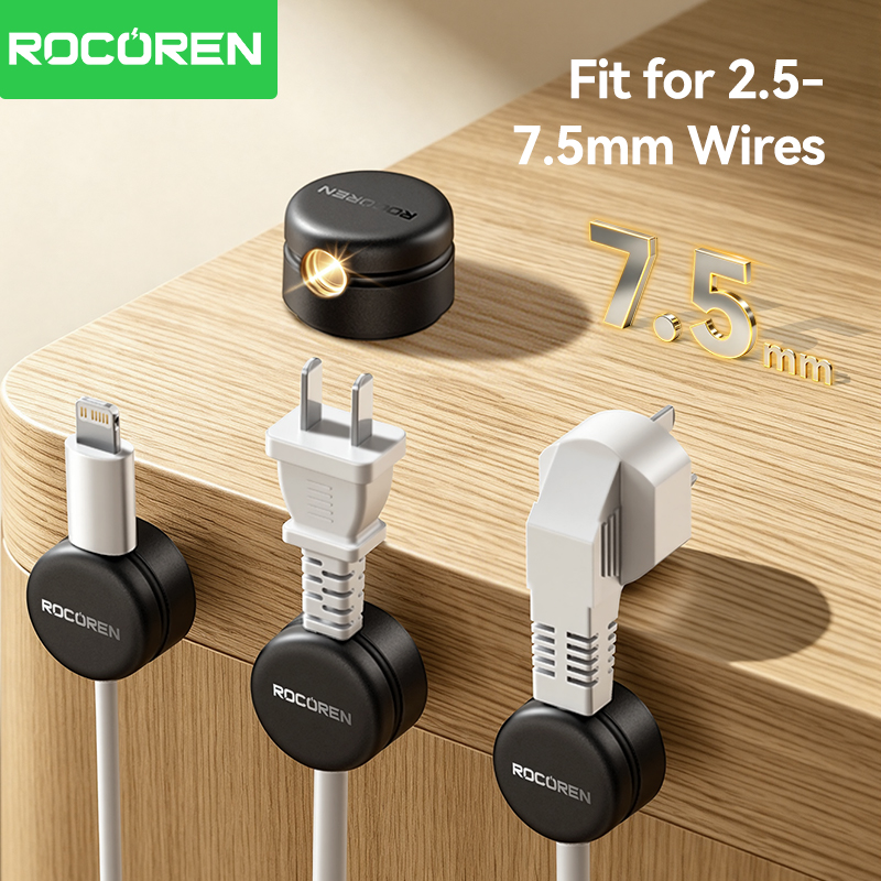 Rocoren Rotating Base Magnetic - Cable Organizer Magnetic recension och pris