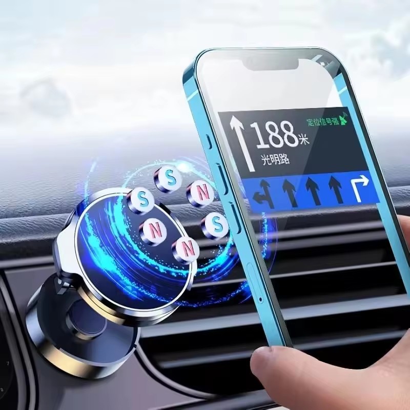 Round Folding Magnetic Car Hol - Phone Accessory recension och pris